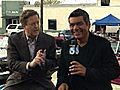 KTLA: Sam talks with George Lopez on his movie THE SMURFS.