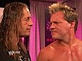 Raw Guest Host Bret Hart Talks With Chris Jericho