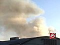 Fire adds smoke stack to Eugene skyline.