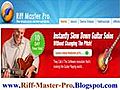 Riff Master Pro - The Musicians Secret Weapon