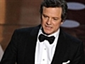 Colin Firth wins best actor Oscar