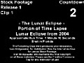 Stock Footage - Timelapse Lunar Eclipse (2006)