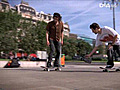 Skate tricks. Ollie