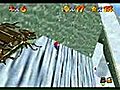 Super Mario 64: Walkthrough Frosty Slide for 8 Red Coins