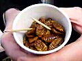 Korean Food - Silk Worm Larva (bundigie)