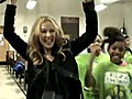 Kylie Minogue performs with PS22 kids&#039; choir
