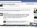 Staying Healthy Through Facebook