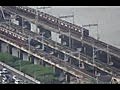 2010年6月4日 梅田スカイビル・淀川を渡る阪急電車