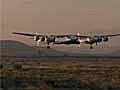 Virgin Galactic Space Ship Two Carried Aloft