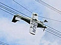 Plane Crashes Into Power Lines