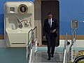 Arrivée d’Obama au Canada