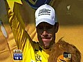 Cadel Evans claims yellow jersey