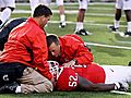 Rutgers Coach: Paralyzed Player in Good Spirits