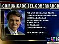 Gobernador Rick Perry revive ley antiinmigrante en Texas