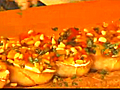 Roasted Pepper Bruschetta