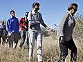 Obamas enjoy South African safari