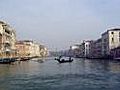 Venice Italy Canal Grande in gondola