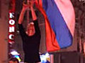 Yarı final sevinci,  Rusları sokaklara döktü