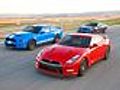 Drag Race! 2012 Nissan GT-R vs 2011 Chevy Corvette Z06 vs 2011 Ford Shelby GT500 Video