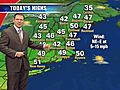 10/23/09: NECN weather forecast,  noon