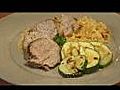 Pork Tenderloin with Couscous and Zucchini Recipe
