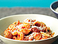 Orecchiette with Bacon and Tomato Sauce