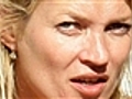 Rugas de Kate Moss são fotografadas
