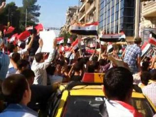 Huge protests grip Syria