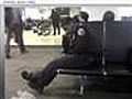 Passenger catches TSA agent asleep at work