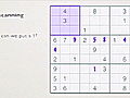 The Scanning Technique in Sudoku