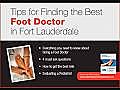 Best Foot Doctor Fort Lauderdale