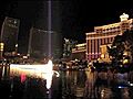 The Fountains of Bellagio at Night