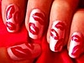 Valentine’s Day Nails: Red HOT Lips