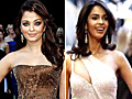 Ash,  Mallika sparkle at the Oscars