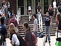 Penn State students engage in heated religious debate