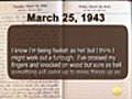 Lt. Reichard’s WWII Diary - March 25,  1943