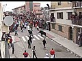 Un francés y un peruano heridos por cornada en el Carnaval del Toro