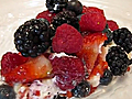Mascarpone Cheese Pie With Summer Fruit Topping