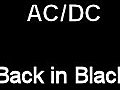 Leçon de guitare Back In Black de ACDC