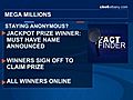 Fact Finder: Can You Remain Anonymous If You Hit the Jackpot?