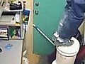 Burglar Trapped During Break-In!