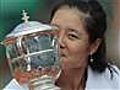 Trophy time for Li Na