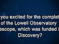 Curiosity: John Hendricks: Lowell Observatory Telescope