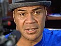 Seau &#039;tackled&#039; by fan