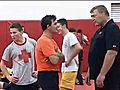 Smith &amp; Blatnick Hold Wrestling Clinic