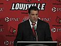 St. John’s coach Steve Lavin following 88-63 loss to Louisville