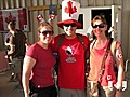 Troops celebrate Canada Day