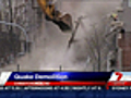 Quake demolition underway