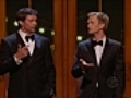 Hugh Jackman &amp; Neil Patrick Harris Duet On The Tony Awards