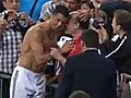 Cristiano Ronaldo gives shirt to fan with broken nose